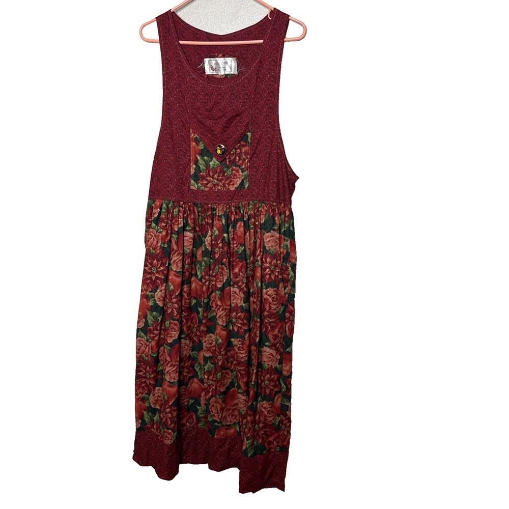 Dee's Design Handmade Dress Apples Roses Floral Flowers Jumper Dee Shields
